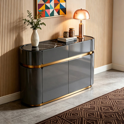Italian-style fashionable drawer Sideboard