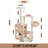 Biff 50" Cat Tree Tower for Indoor Cats,Multi-Level Cat Tower,Cat Condo for Large Cats,Sky Castle with 2 Cozy Cat Condos