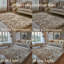 Tapis brun clair en polyester tissé à la machine Jefferey-1591910362