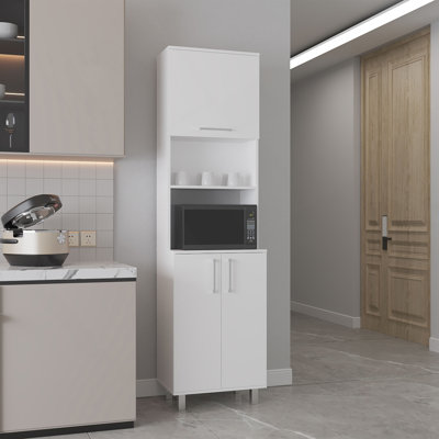 Kitchen Pantry, 3 Doors, 4 Legs, 5 Shelves