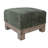 Sama Ottoman, 28 Inch, Compact, Solid Pine Wood, 28 Inch, Polyester-102957802