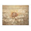 Minimalisme Dahlia I - art mural en bois Dahlia sur bois de pin naturel-101407128