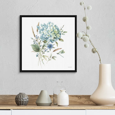 " Bohemian Blue 03 On White " by Lisa Audit Painting Print