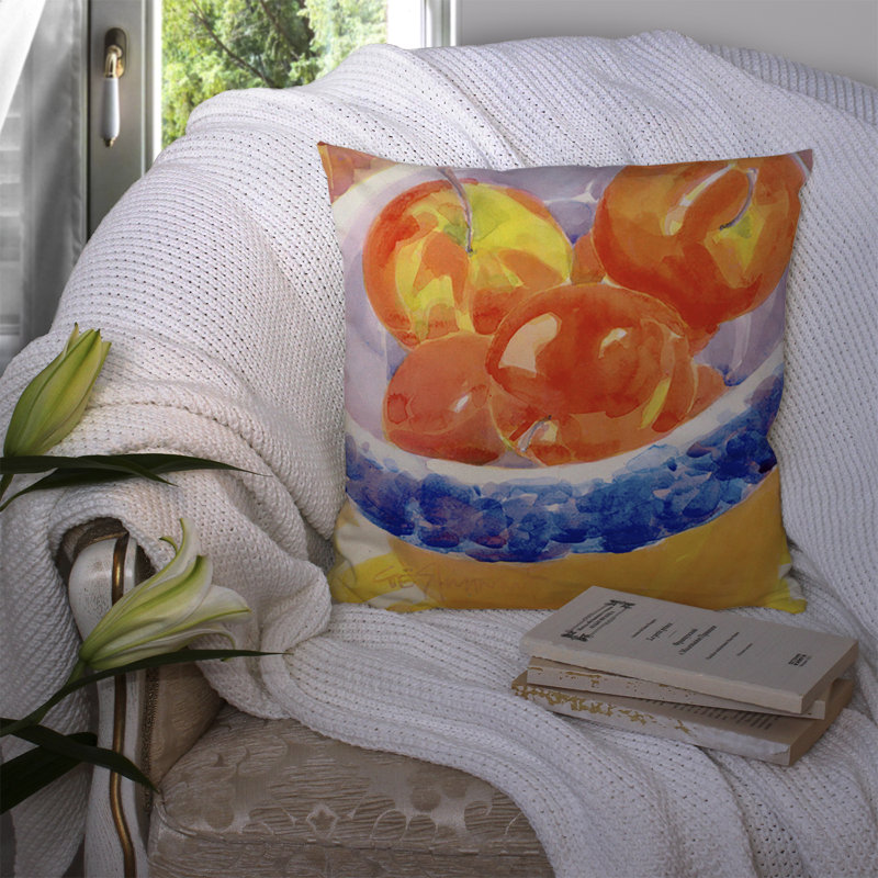 Coussin décoratif intérieur/extérieur bol of apples