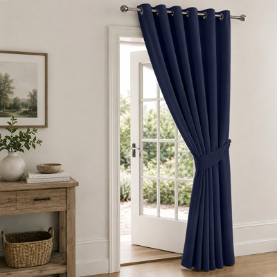 Bernards Blackout French Door Curtain