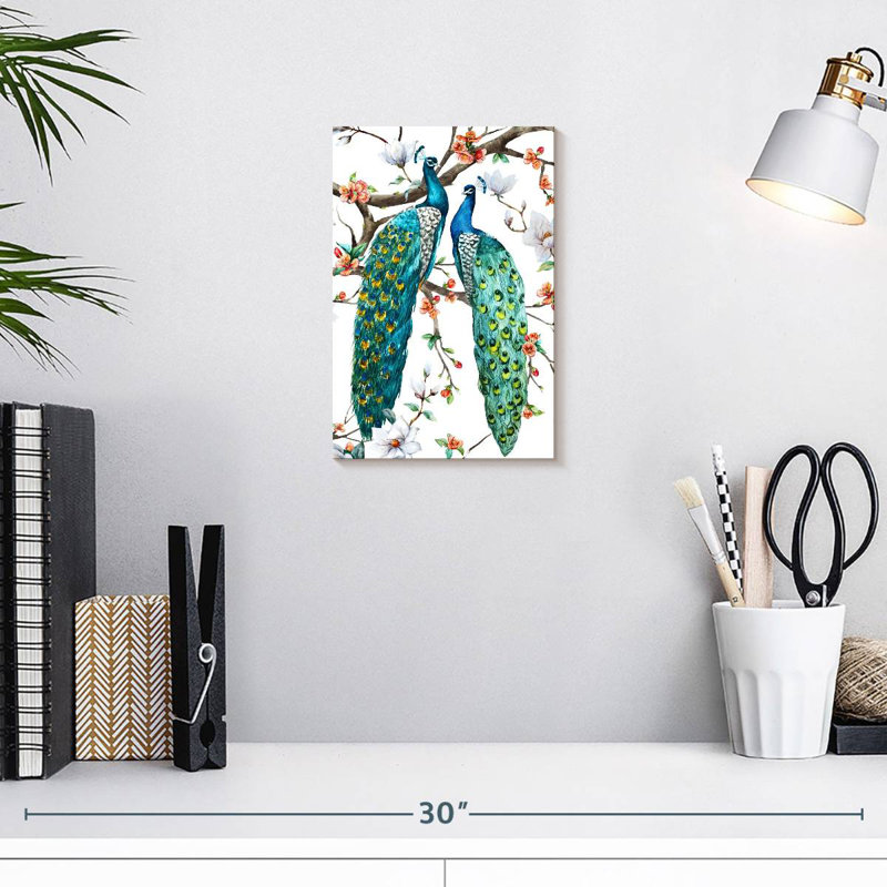 Brampt Paradise Birds I, H 12 po x l 8 po