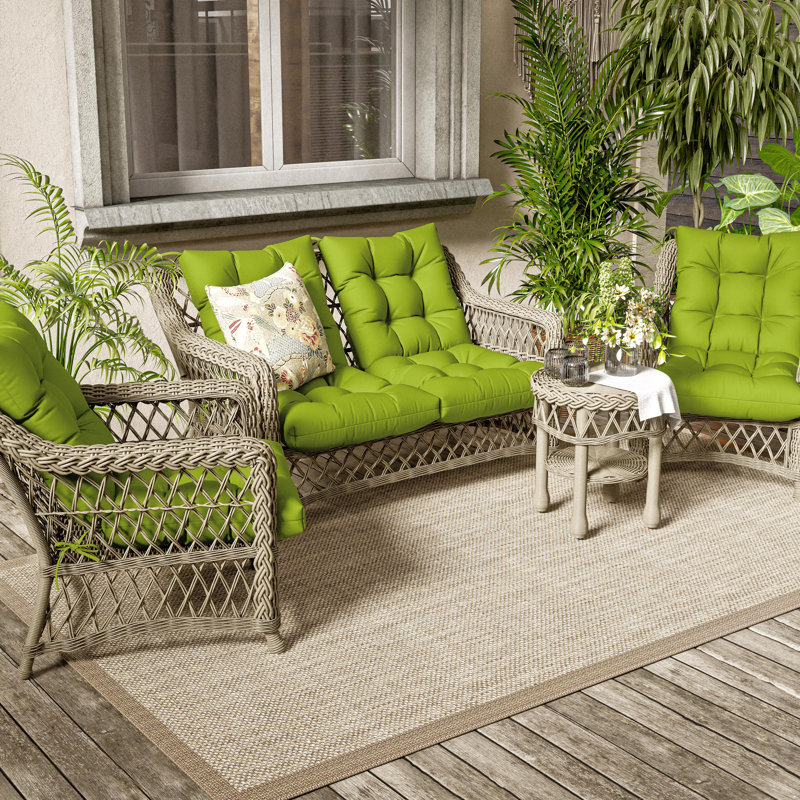 Outdoor/Indoor Seat / Back Cushion, Grass Green