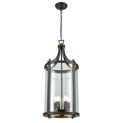 Colleyville 6 - Light Black Lantern Pendant