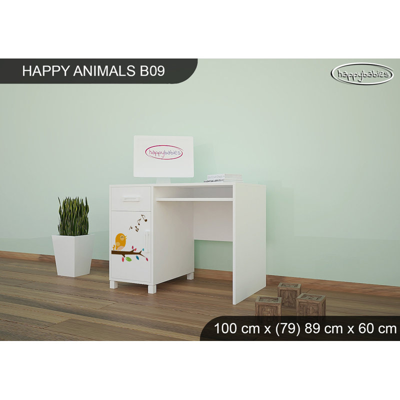 100cm Writing Desk, White