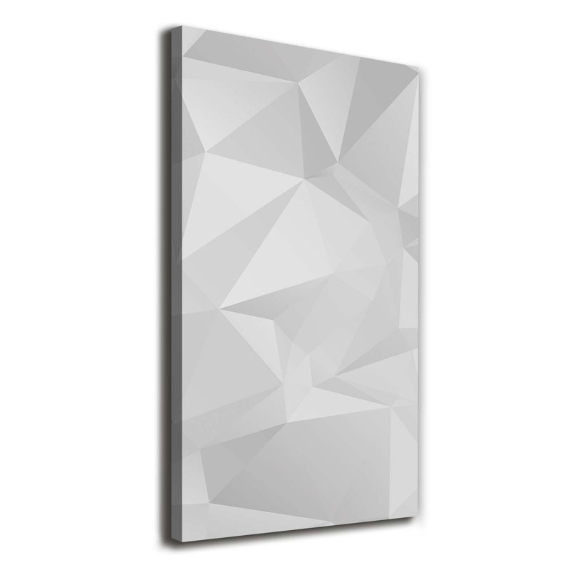 Abstraction Triangles - Wrapped Canvas Print