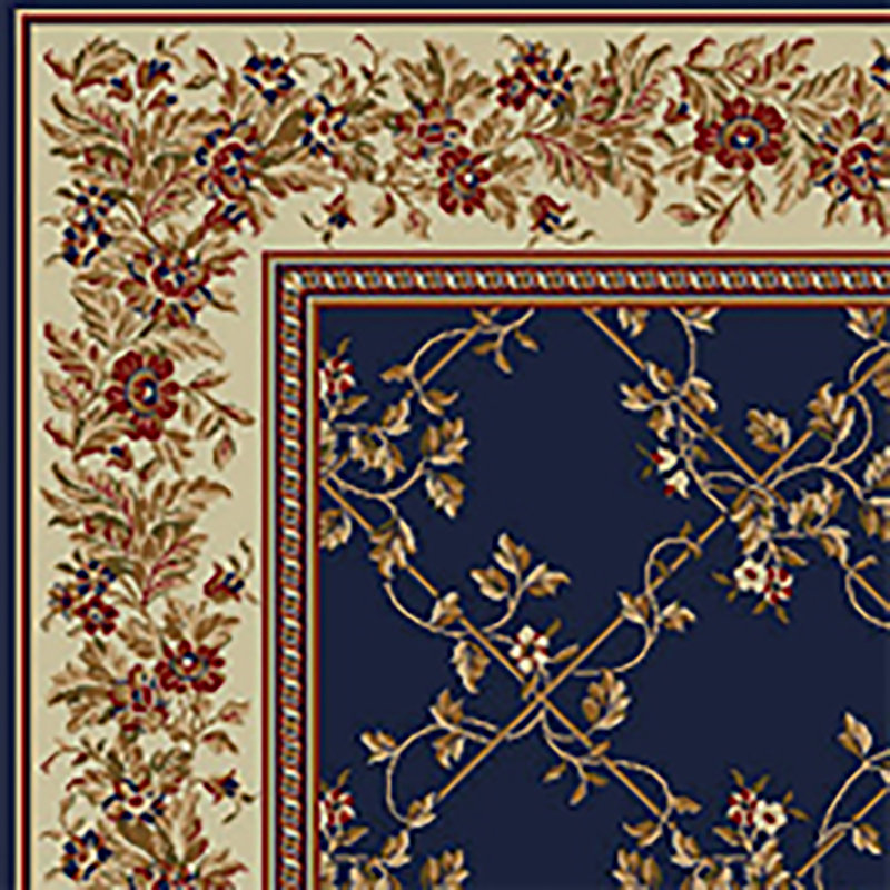 Tapis bleu marine Weisgerber, Rectangle 7 pi 9 po x 11 pi
