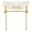 30" Cierra 31" Tall Vitreous China Rectangular Console Bathroom Sink with Overflow-1584755532