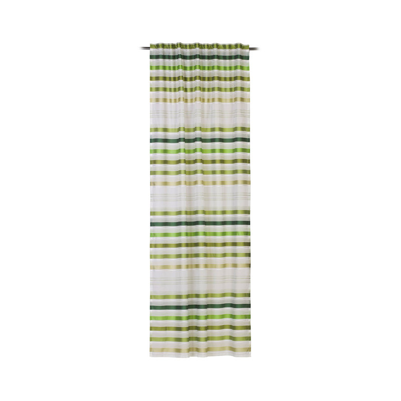 Prange Semi Sheer Curtain, Green