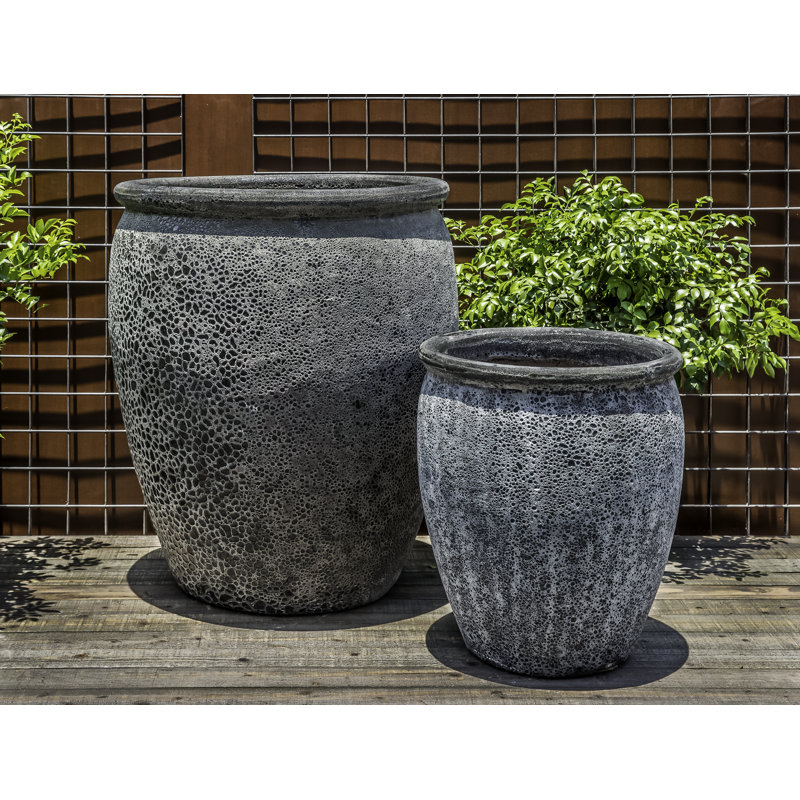 Claymore Handmade Pot Planter, Fossil Gray