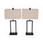 Lampe de table Latitude Run® Simplicity, design minimaliste chic, base rectangulaire, parfaite pour les espaces de vie