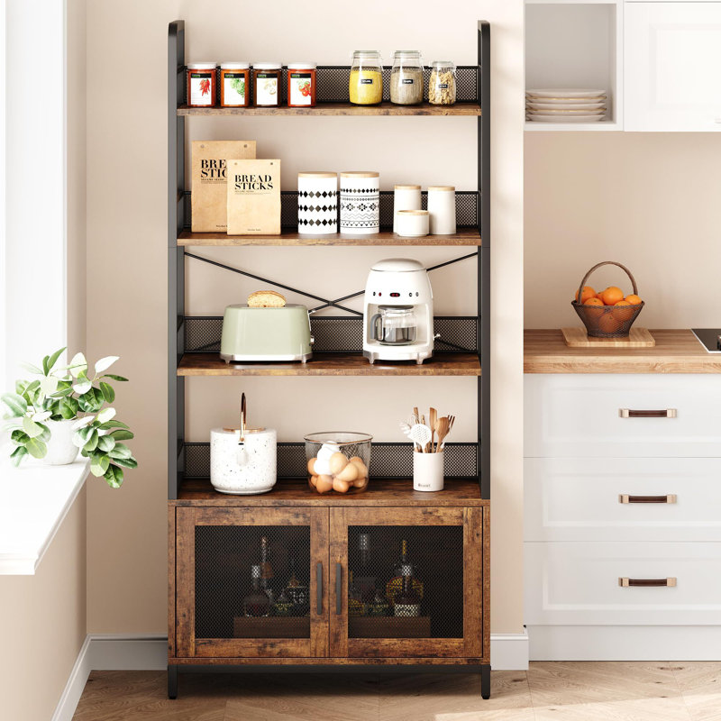 Kennethia Storage Bookcase,  (3 Shelves) 71" H x 32" W x 12" D