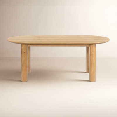 79" Oak Dining Table