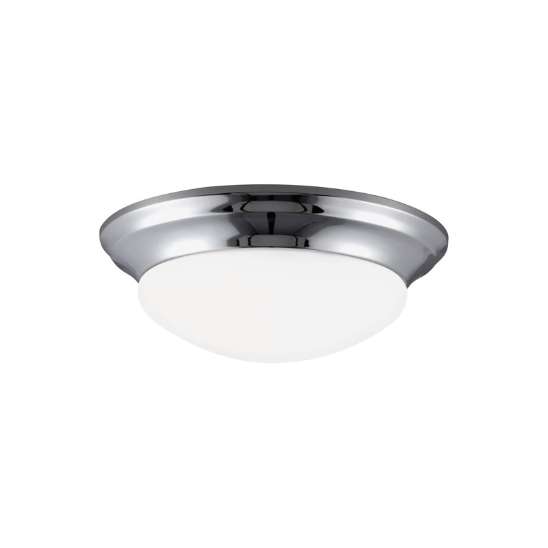 Plafonnier encastré Nash One Light de Génération Lighting , Chrome, Non