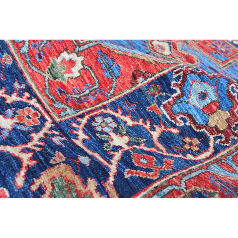 Transitional Hand Knotted Wool Oriental Area Rug