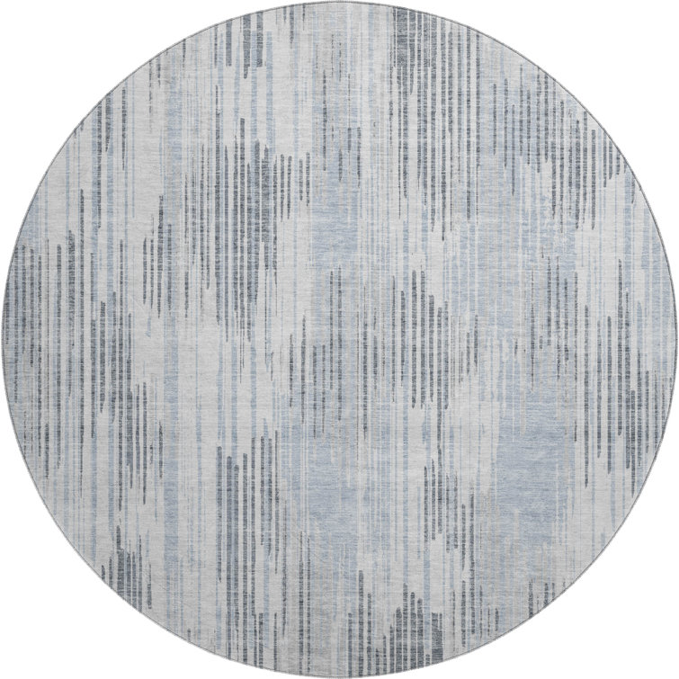 Premium Machine Washable Prisco Gray Rug