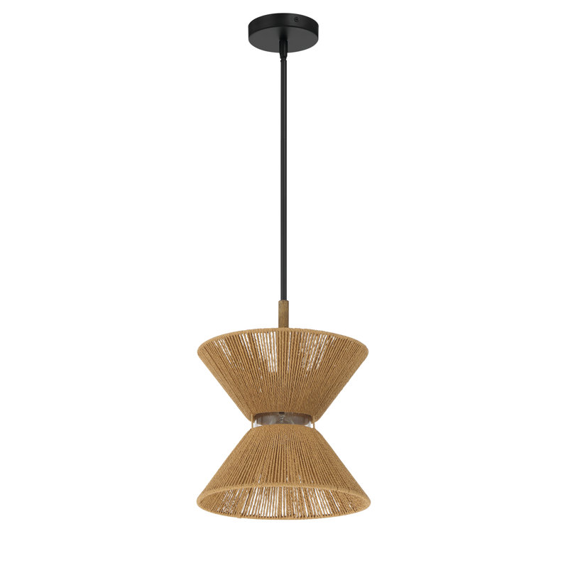 Luminaire suspendu à 1 lumière Archiquette, Noir mat