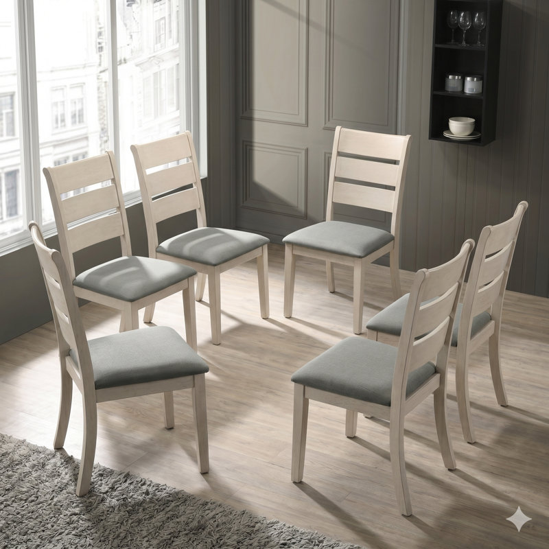 Alfiere 6 - Person Trestle Dining Set