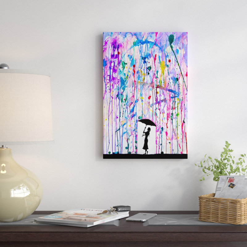 « déluge », impression, H 18 po x l 12 po x P 1,5 po, Toile