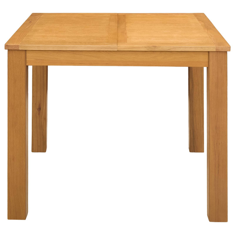 Solid Wood Base Dining Table, 75cm H x 90cm W x 90cm D