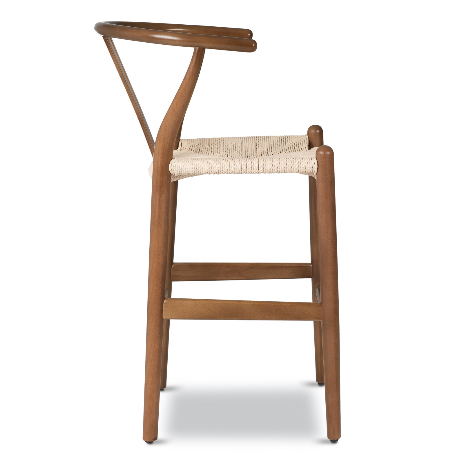  Woven Stool, Walnut