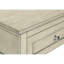 Table de chevet 2 tiroirs en placage blanc antique avec tiroir et rangement pour chambre à coucher