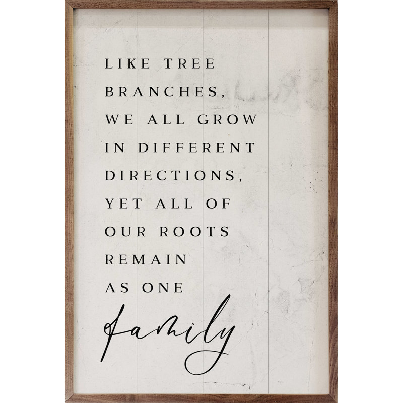 " Family Branches Whitewash ", 16" H x 10" W