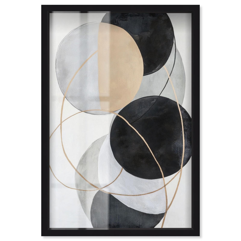 «Urban Orbits II» par Art Remedy, H 37 po x l 25 po, Noir