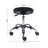 Alderwood Adjustable Swivel Stool in Black/Bright Chrome Finish, 22.32'' H X 21.97'' W X 21.97'' D