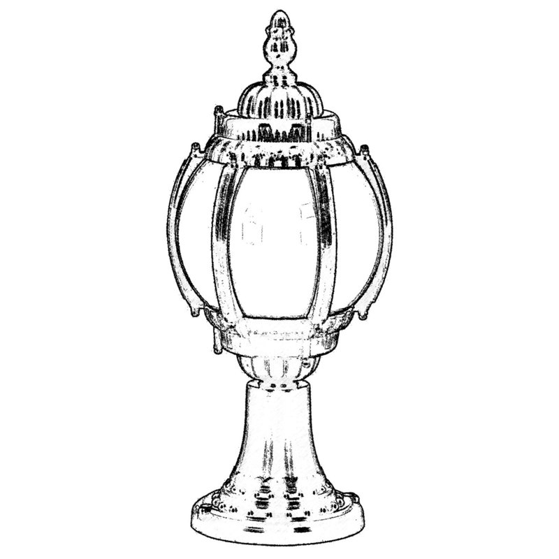 Moline Transparent Lantern Head