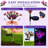 Solar Phalaenopsis Flower Garden Stake Lights Outdoor Waterproof LED Decor for Yard Patio and Lawn