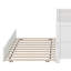 Lit de jour simple avec lit gigogne, structure de canapé-lit en bois avec support à lattes de bois pour le salon de la chambre à coucher, aucun sommier nécessaire