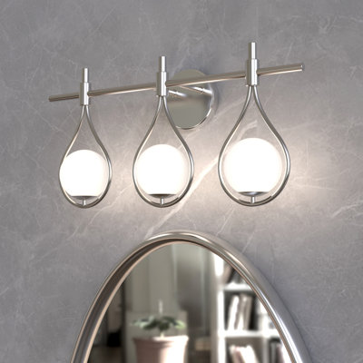 22.5" Bathroom Vanity Light, 3-light Wall Sconce