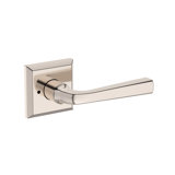 Kinsella Privacy Lever with Traditional Square Rose in Matte Black