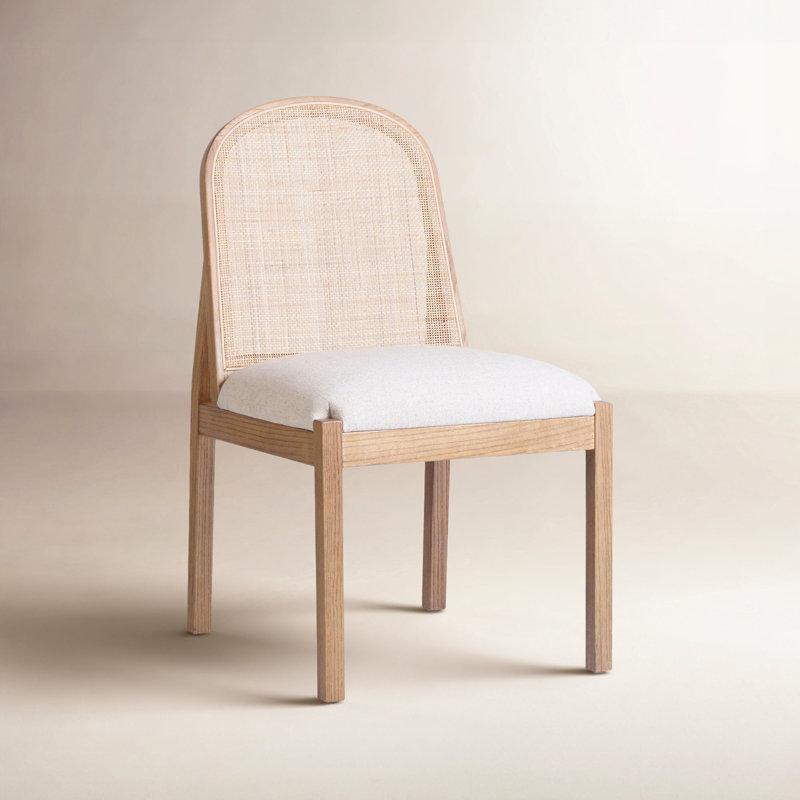 Esmee Upholstered Dining Chair, Natural Nettlewood