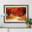 Path Through The Forest At Autumn - Single Picture Frame Painting-48309633-48309637