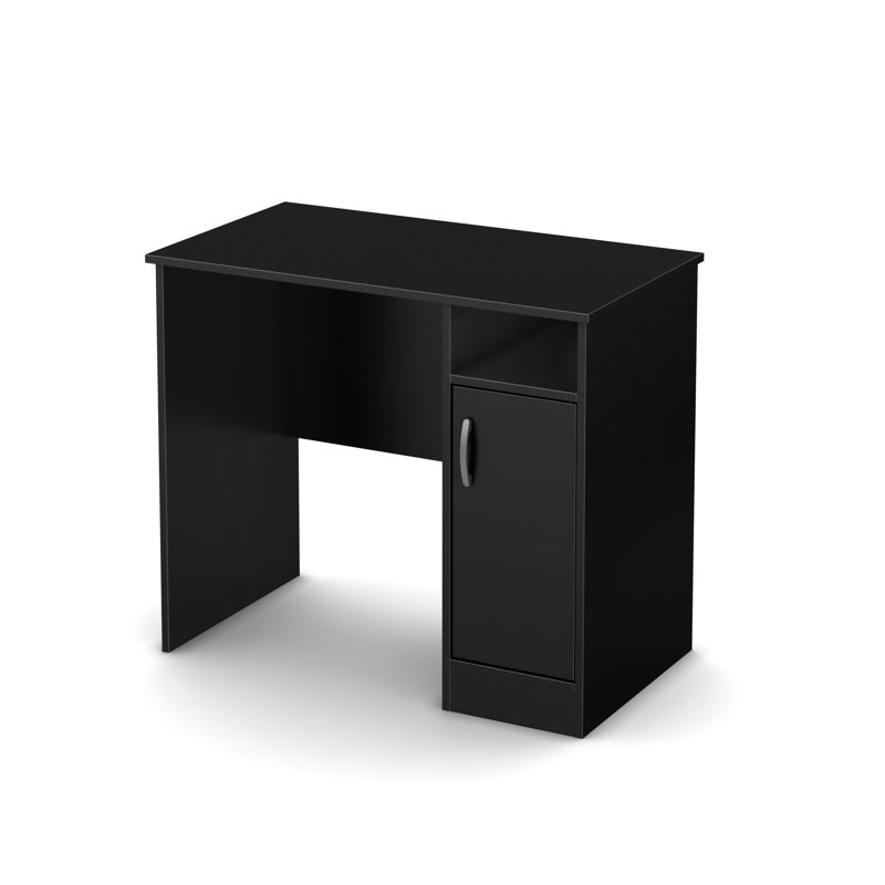Axess Computer Desk, Pure Black