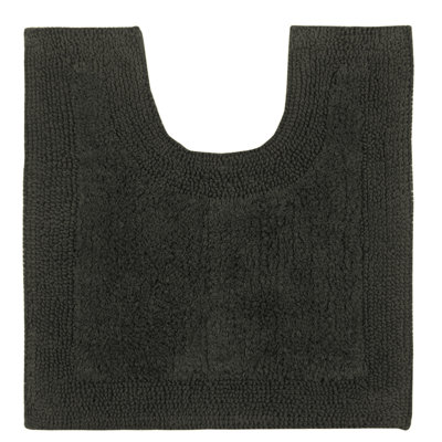 Bruss Luxury 100% Cotton Contour Bath Mat 20"x20" Reversible