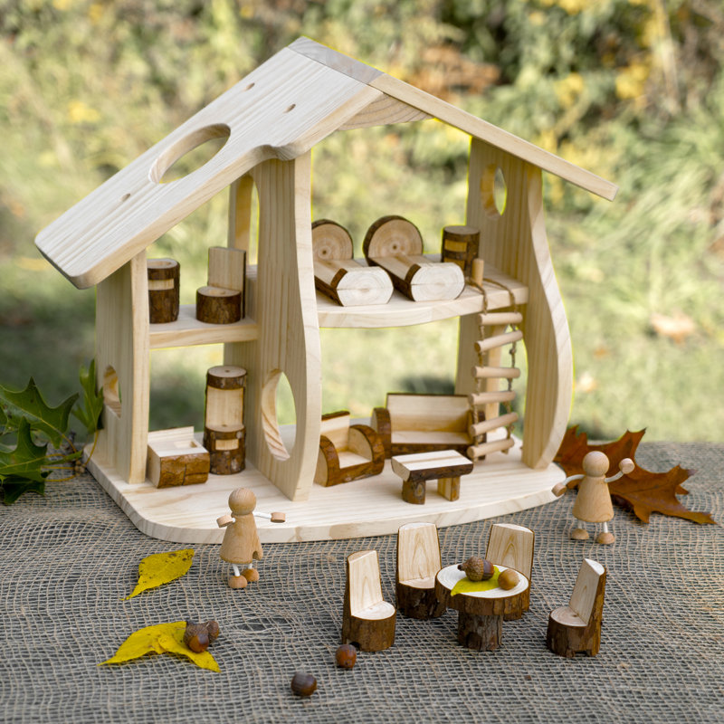 Woodlands Dollhouse Set