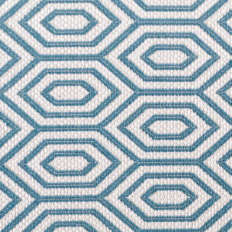 Khinvasara Faux Leather Upholstered Bench, Galleria Teal