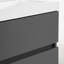 Meuble-lavabo simple 24,5 po avec plateau en marbre de culture 24,5 po-212170700