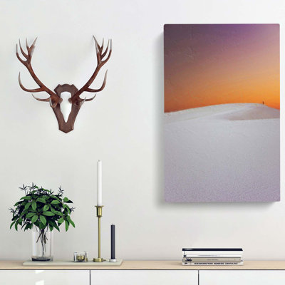 Alone in the Desert - Wrapped Canvas