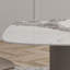 Plateau de table en marbre de luxe avec acier inoxydable