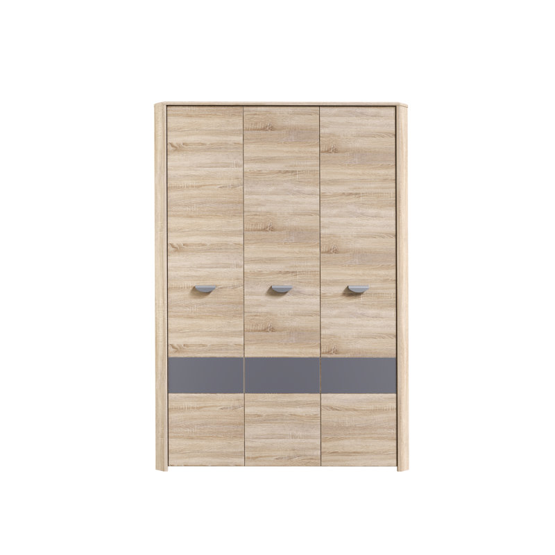 Bramley 3 Door Manufactured Wood Wardrobe
