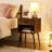 Almendarez 15.7'' W Metal Nightstand-793537456