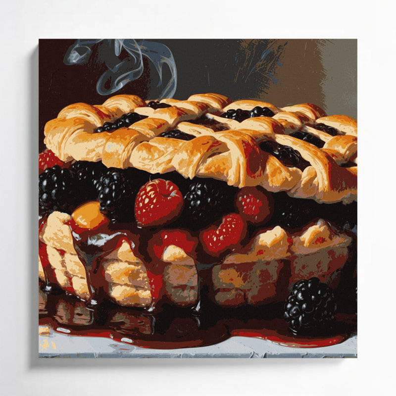 Art mural sur toile Desserts, H 12 po x l 12 po